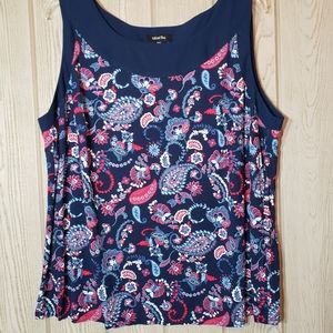 🌟Closet Closing🌟 Sleeveless Paisley Top